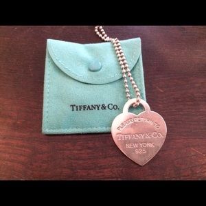 Tiffany and co big heart necklace